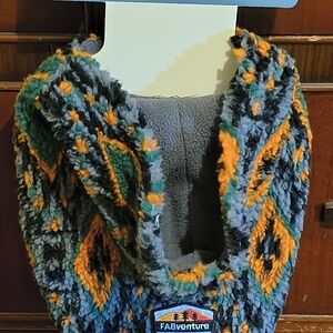 Orange and Gray Dog Sweater Clothing